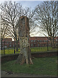 TA1767 : Carved Tree entrance to Bridlington Priory by thejackrustles
