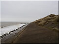 Southeast view of Sea defences