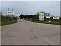 Entrance to a recycling centre