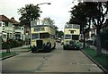 TQ8286 : Open top buses in Leigh-on-Sea – 1972 by Alan Murray-Rust