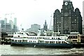SJ3390 : MV Royal Iris at Liverpool Pier Head – 1972 by Alan Murray-Rust
