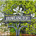 Stowlangtoft village sign