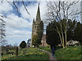 All Saints church in Clive, Shropshire