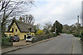 Fulbourn: a cloudy morning on Pierce Lane