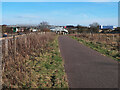 Cycle Route next to the A8 at Carnbroe