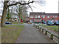 Stoneycroft Walk crosses Fairway, Ifield, Crawley
