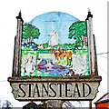 Stanstead village sign (south face)