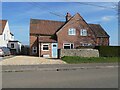 Houses on road to Milborne Port