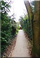 Public footpath from Wyre Hill, Bewdley, Worcs