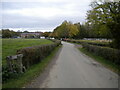 SK6955 : Maythorne Lane approaching Maythorne Farm by Richard Vince