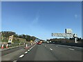 Temporary signage - M6 northbound