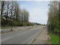 Road into Tafarnaubach Industrial Estate