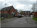 Mackenzie Close from Labrador road, Lower Wick, Worcester