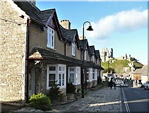 SY9682 : Corfe Castle houses [4] by Michael Dibb