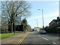 A4040 approaching Brook Lane island