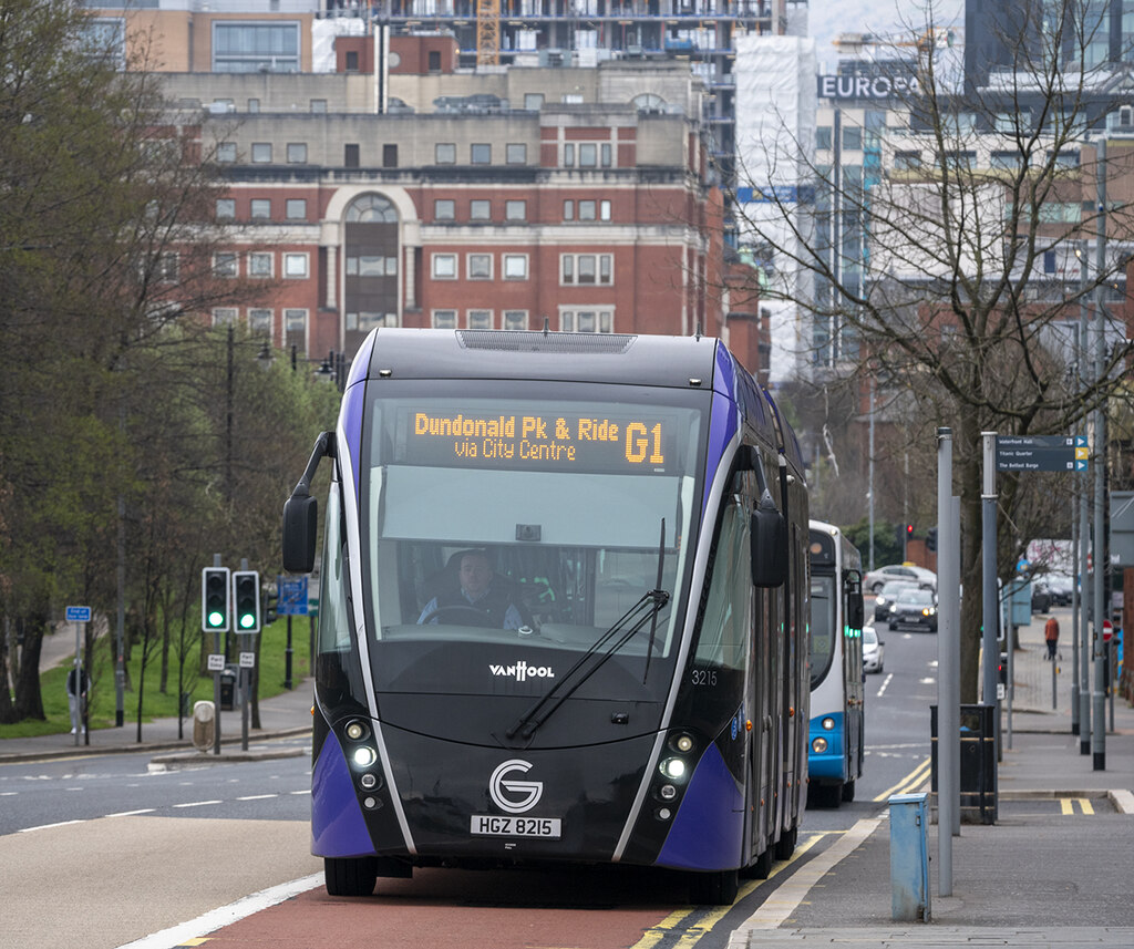 Glider bus, Belfast © Rossographer Geograph Britain and Ireland