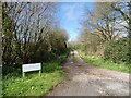 Track to Langabridge Farm