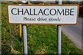 Challacombe : Village Sign