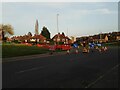 Four-way traffic lights on Raynville Road