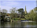 Sluice and weir on the River Avon