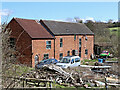 Farm buildings by Penn Common Road in Staffordshire