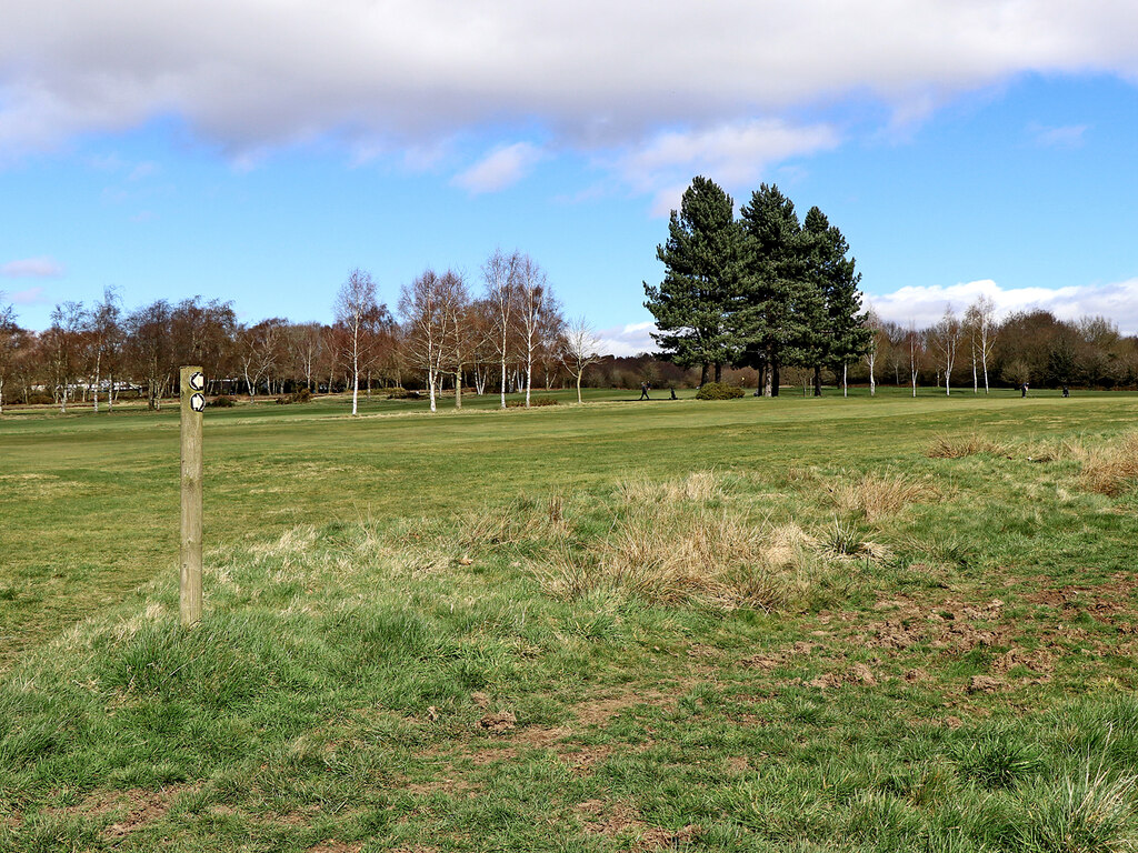 Footpath And Golf Course On Penn Common, © Roger Kidd :: Geograph 