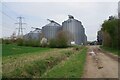 TL5546 : Bridleway and Linton Grain Store by Glyn Baker