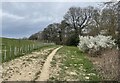 Path beside Parham Airfield