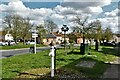 Debenham Village Pump: The location within the High Street