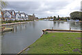 TM3699 : River Chet and Loddon Marina by Adrian S Pye