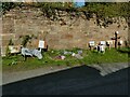 Holy Week display, Church Lane, Spofforth