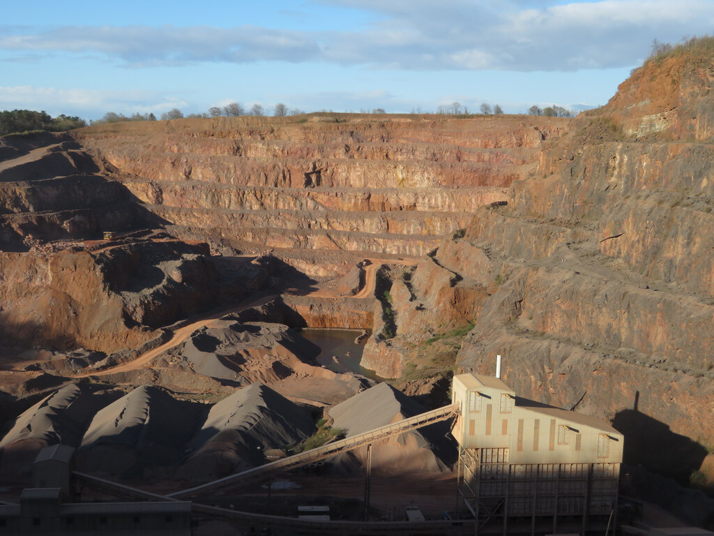 View west over Taffs Well Quarry © Gareth James Geograph Britain and