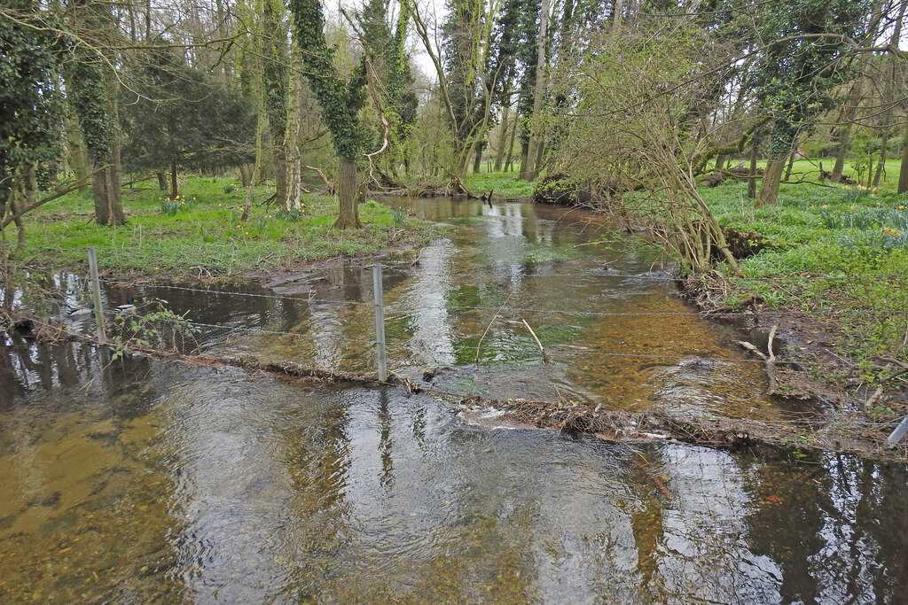 River Gadder from the bridge on... © Adrian S Pye :: Geograph Britain ...