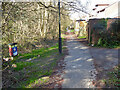 Path behind houses on Longhurst Road, Broadfield, Crawley