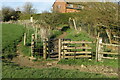 Gate on the footpath into Long Buckby