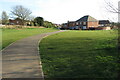 Footpath into the new housing estate