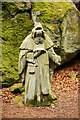NU1514 : Hermit Statue at Nine Year Old Cave, Cave Drive Hulne Park by Phillip Gamble
