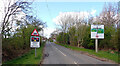 Dunkeswick Lane approaching Rigton Crossing