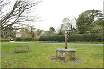 TF7904 : Cockley Cley village sign by Adrian S Pye
