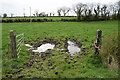 Water-logged entrance to field, Moorfield