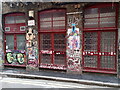 View of street art on the rear of warehouses on Blackall Street #2