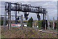 Signal gantry on the West Coast Main Line 