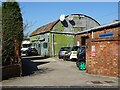 Corrugated iron building