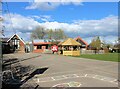 TL3862 : New outside classroom, Dry Drayton C of E Primary School by Martin Tester