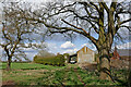 Bridleway and farmland near Seisdon in Staffordshire