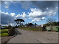 Approaching Pitchford Village Hall