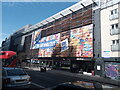 View of an NHS tribute on the front of Rich Mix on Bethnal Green Road