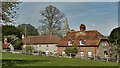 Houses near South Stoke Church