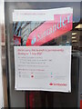 SU8486 : Santander Bank closure notice in Marlow by David Hillas