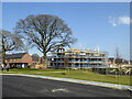 Flats under construction, Woodgate, Pease Pottage